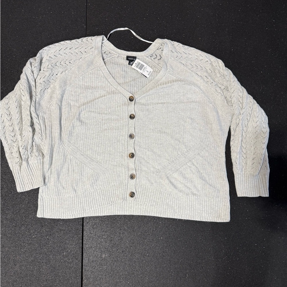 Torrid Open Knit Cardigan – Size 4 (4X)